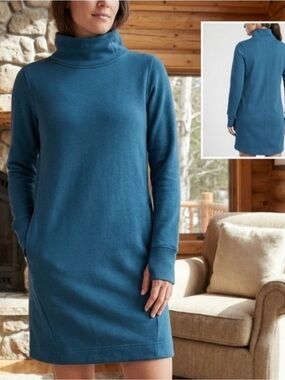 Athleta Cozy Karma Mock Neck Dress